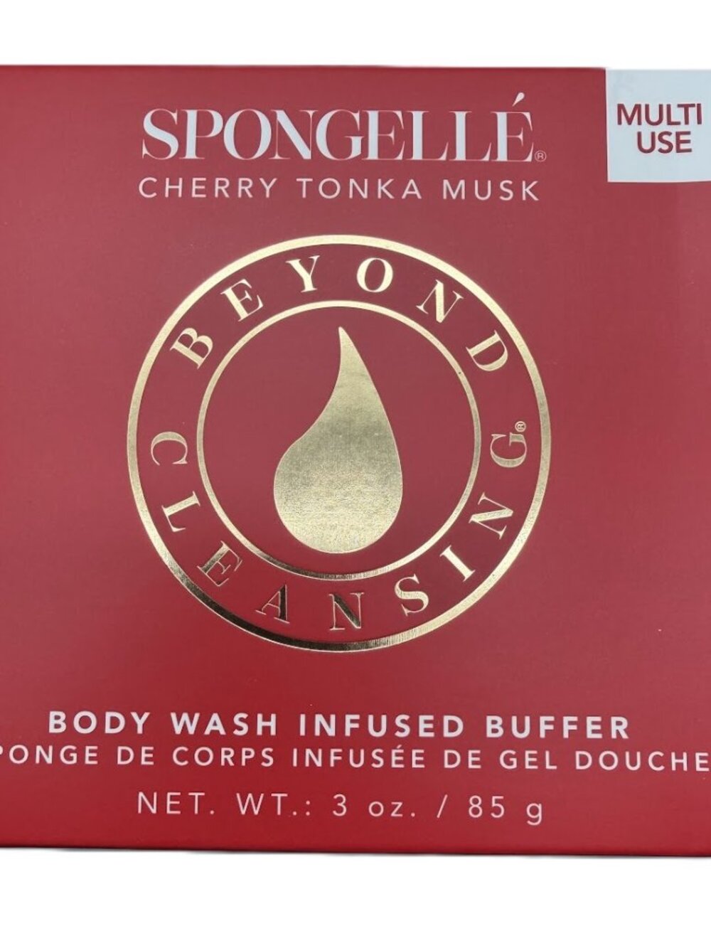 Spongelle Cherry Tonka Musk Body Wash Infused Buffer